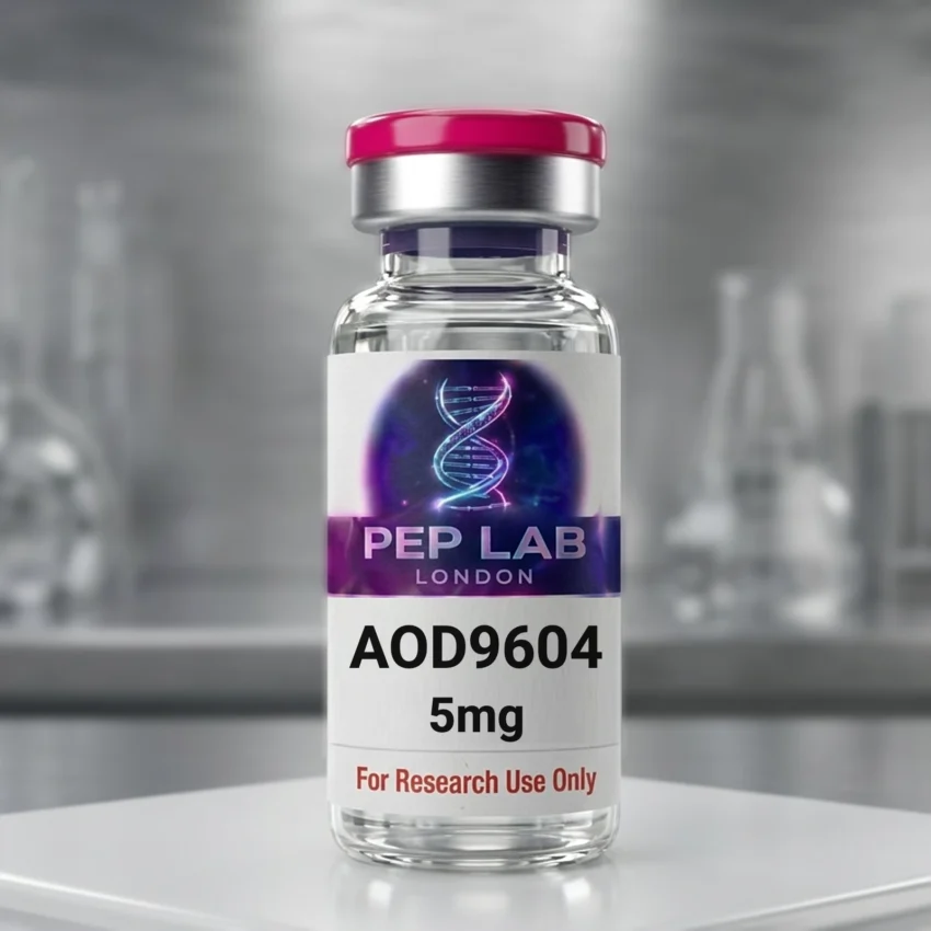 AOD9604 Peptide 5mg research vial, Pep Lab London