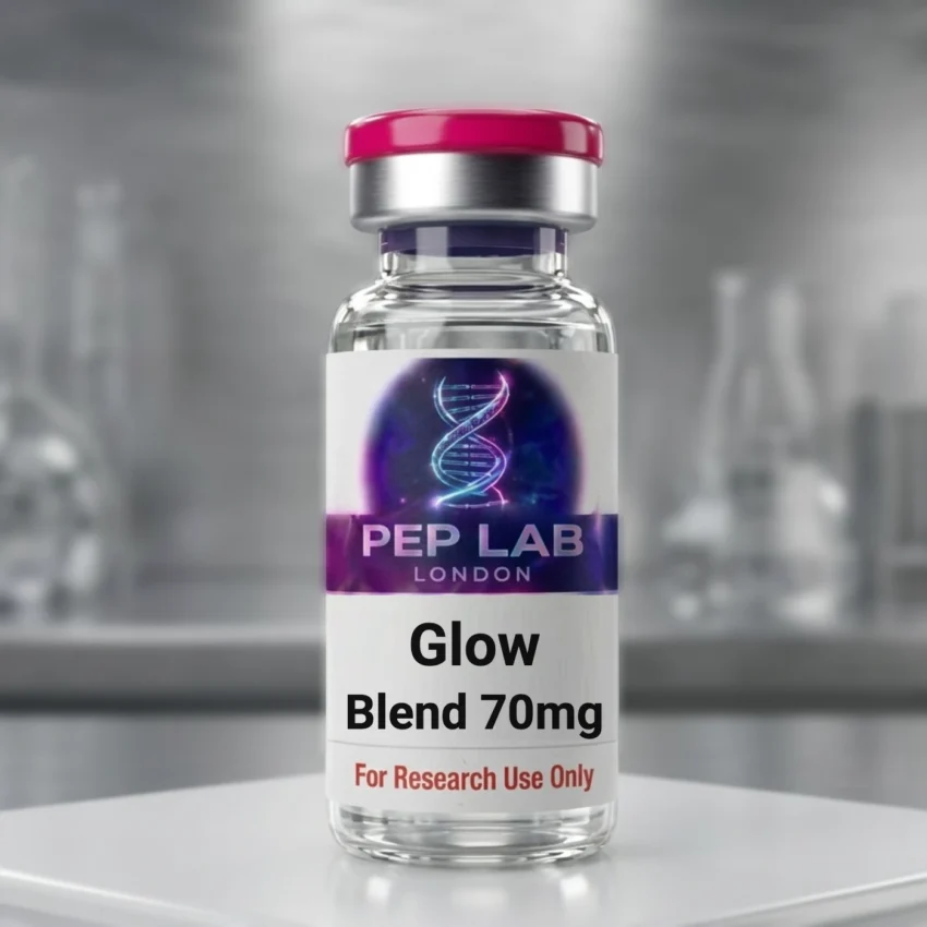 Glow Blend 70mg research vial, Pep Lab London
