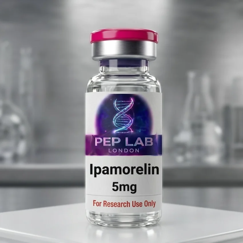 Ipamorelin Peptide 5mg research vial, Pep Lab London