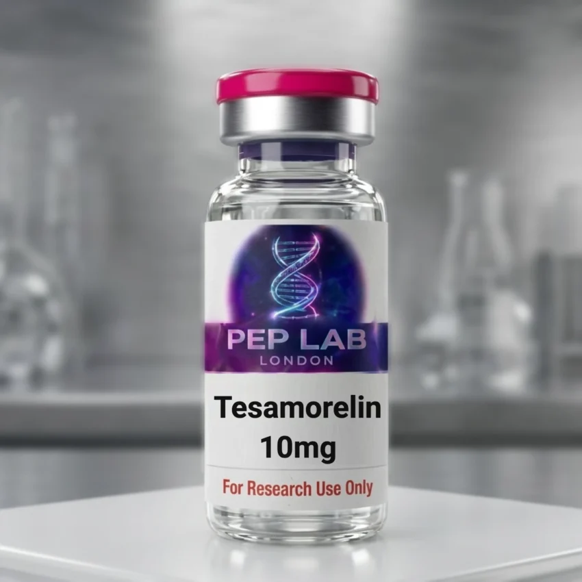 Tesamorelin 10mg research vial, Pep Lab London